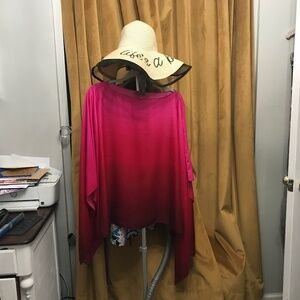 PINK OMBRE BLOUSE VINCE CAMUTO SIZE SMALL